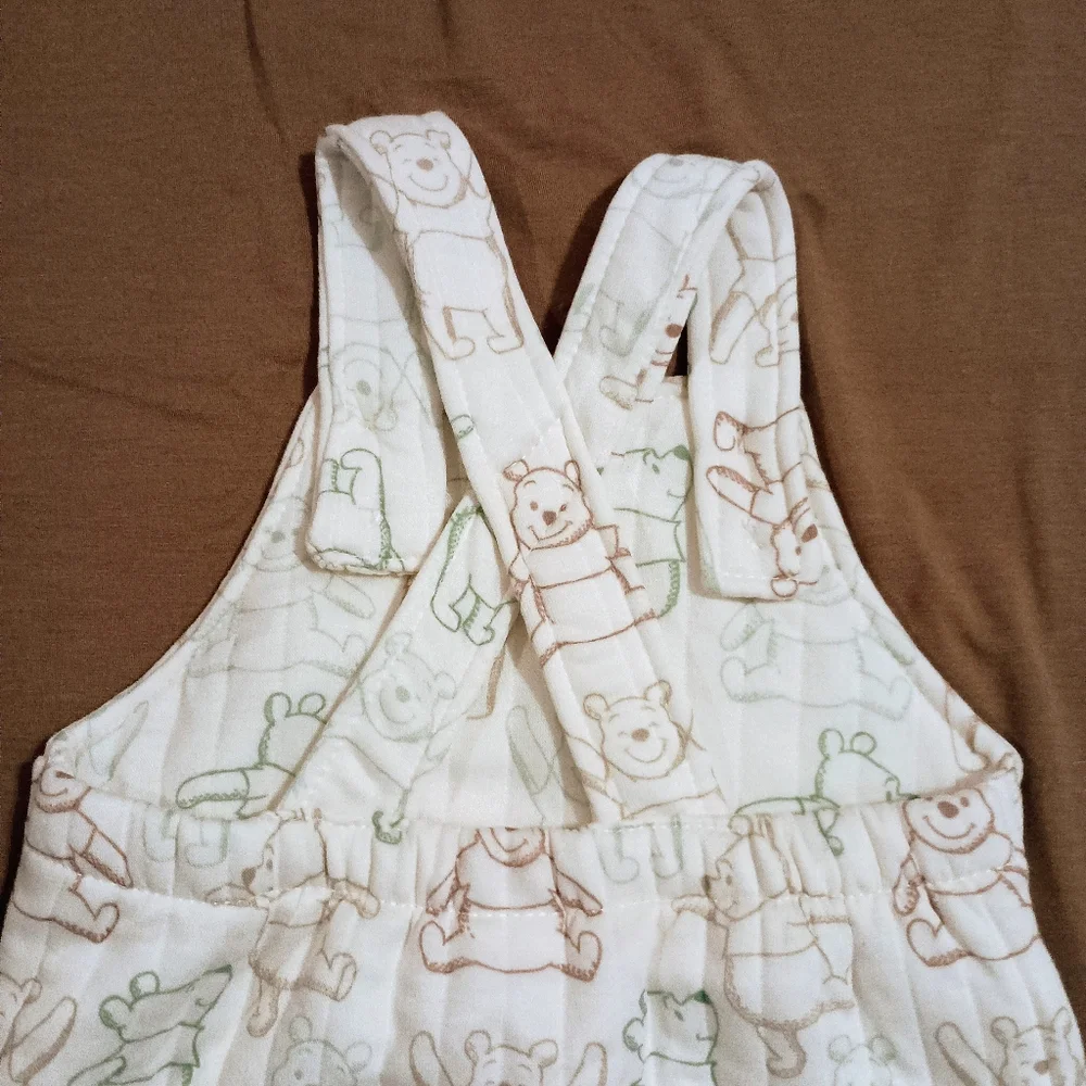 Disney Pooh Bear‎ Baby Quilted Overalls